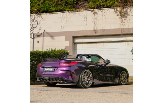 Jupe de pare-chocs arrière unidirectionnelle (diffuseur) BMW Z4 (G29) Pack M 2018-2022 et restylée 2022- - Noir brilla, Image 2