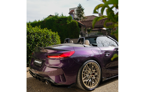 Jupe de pare-chocs arrière unidirectionnelle (diffuseur) BMW Z4 (G29) Pack M 2018-2022 et restylée 2022- - Noir brilla, Image 3