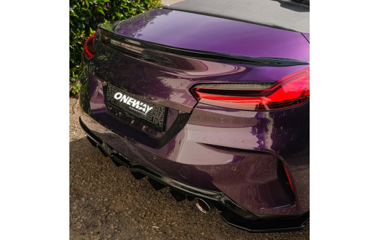 Jupe de pare-chocs arrière unidirectionnelle (diffuseur) BMW Z4 (G29) Pack M 2018-2022 et restylée 2022- - Noir brilla, Image 6