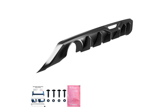 Jupe de pare-chocs arrière unidirectionnelle (diffuseur) BMW Z4 (G29) Pack M 2018-2022 et restylée 2022- - Noir brilla, Image 9
