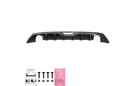 Jupe de pare-chocs arrière unidirectionnelle (diffuseur) BMW Z4 (G29) Pack M 2018-2022 et restylée 2022- - Noir brilla, Image 10