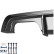 Jupe de pare-chocs arrière unidirectionnelle (diffuseur) compatible avec Volkswagen Polo 6R GTi 2009-2014 - Noir brilla, Vignette 10