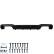 Jupe de pare-chocs arrière unidirectionnelle (diffuseur) pour Audi S3 Berline 8V Facelift 2016-2020, Vignette 5