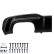 Jupe de pare-chocs arrière unidirectionnelle (diffuseur) pour Audi S3 Berline 8V Facelift 2016-2020, Vignette 7
