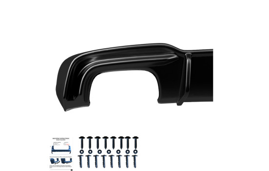 Jupe de pare-chocs arrière unidirectionnelle (diffuseur) pour Audi S3 Berline 8V Facelift 2016-2020, Image 7