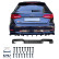 Jupe de pare-chocs arrière unidirectionnelle (diffuseur) pour Audi S3 Sportback 8V Facelift 2016-2020, Vignette 4