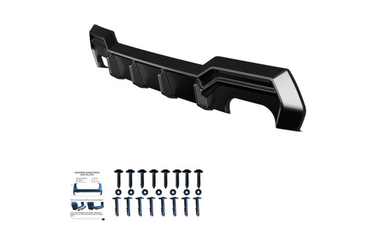 Jupe de pare-chocs arrière unidirectionnelle (diffuseur) pour BMW Série 4 G22/G23 Coupé/Cabriolet M-Pack/M440i, Image 5