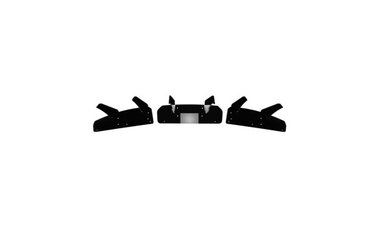 Lames de pare-chocs arrière (lames/diffuseur) adaptées au modèle Tesla Y 2019- (ABS noir brillant), Image 4