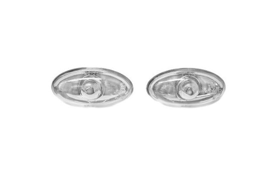 Clignotants latéraux compatibles Peugeot/Citroën - Cristal