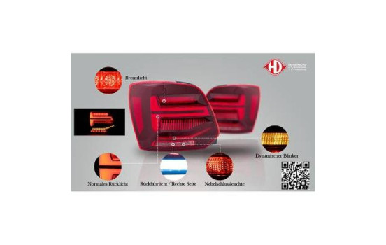 Ensemble de feux arrière HD Tuning