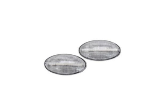 Ensemble de feux clignotants transparents pour feux de jour