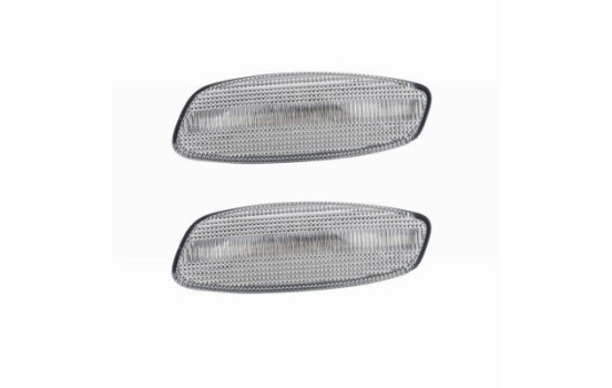 Ensemble de feux clignotants transparents pour feux de jour