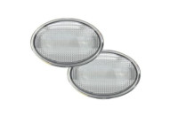 Ensemble de feux clignotants transparents pour feux de jour
