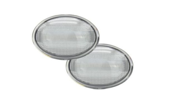 Ensemble de feux clignotants transparents pour feux de jour