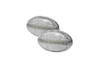 Ensemble de feux clignotants transparents pour feux de jour