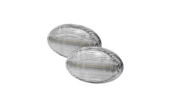 Ensemble de feux clignotants transparents pour feux de jour