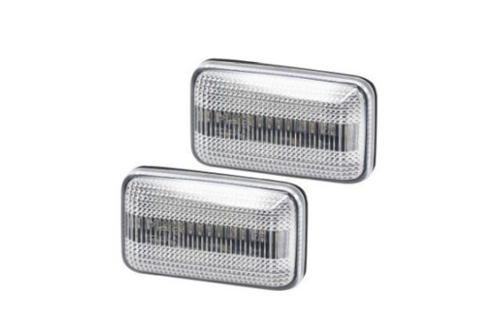 Ensemble de feux clignotants transparents pour feux de jour