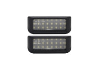 Jeu d'éclairage de plaque d'immatriculation LED adapté aux différents modèles Citroën/Peugeot
