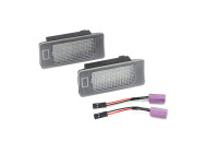 Kit d'éclairage de plaque d'immatriculation LED prêt à l'emploi pour Skoda Octavia III/Fabia III/Kodiaq/R