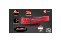 Ensemble de feux arrière HD Tuning