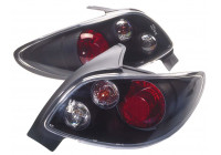 Feu arrière compatible avec Peugeot 206 (sauf CC/SW) - Noir
