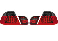 Feux arrière à LED compatibles avec BMW Série 3 E46 Berline 1998-2001 - Rouge/Fumé