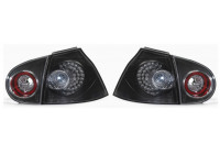 Feux arrière à LED compatibles avec Volkswagen Golf V 2003-2008 (hors Variant) - Noir