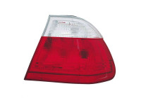 Feux arrière compatibles avec BMW Série 3 E46 Berline (1998-2001) - Rouge/Transparent