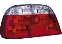 Feux arrière compatibles avec BMW Série 7 E38 (1995-2003) - Rouge/Transparent