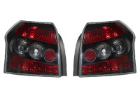 Feux arrière compatibles avec Toyota Corolla HB E12 (2001-2005) - Noir