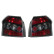 Feux arrière compatibles avec Toyota Corolla HB E12 (2001-2005) - Noir