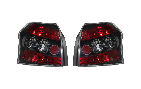 Feux arrière compatibles avec Toyota Corolla HB E12 (2001-2005) - Noir