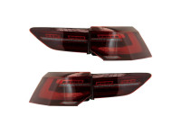 Set de feux arrière LED pour Volkswagen Golf VIII 2020- sauf Variant - Rouge/Fumé - avec Dyn