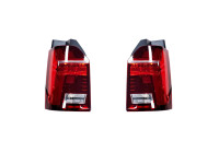 Set de Feux Arrières LED pour Volkswagen Transporter T6 2015-2020 (avec hayon) - Rouge/Fumé