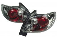 Set Feux arriere adaptables pour Peugeot 206 CC - Chrome