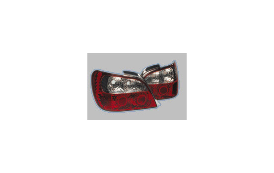 Set Feux Arrières pour Subaru Impreza 2000-2003 - Rouge/Clair, Image 2