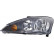 Jeu de phares pour Ford Focus I Facelift 2001-2004 - Noir/Transparent, Vignette 2