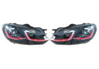 Kit de phares compatible avec Volkswagen Golf VI 2008-2012 -