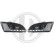 Phares adaptés à + DRL adaptés à Ford Focus II 2004-2008 noir, Vignette 2