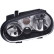 Phares adaptés à Volkswagen Golf IV Noir 97-03 avec antibrouillards, Vignette 2