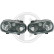 Phares adaptés à Volkswagen Golf IV Noir 97-03 avec antibrouillards, Vignette 3