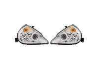 Phares adaptés pour Ford Ka 1996- Chrome