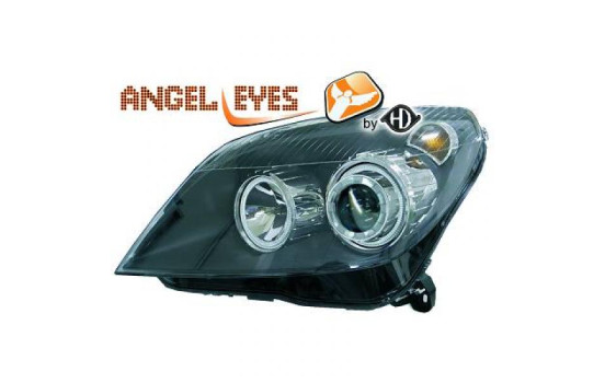 Phares adaptés pour Opel Astra H 10/2003- noir + moteur