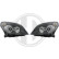 Phares adaptés pour Opel Astra H 10/2003- noir + moteur, Vignette 2