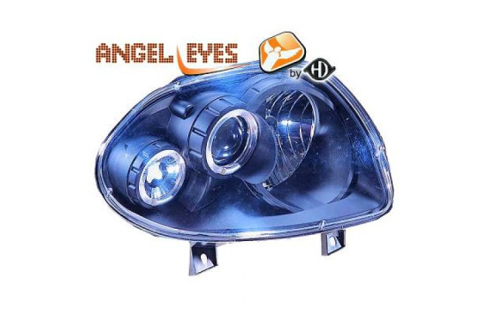 Phares adaptés pour Renault Clio II 1998-2001 noir