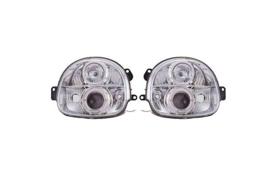 Phares adaptés pour Renault Twingo 1993-2007 Chrome