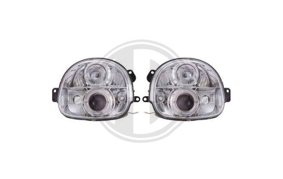 Phares adaptés pour Renault Twingo 1993-2007 Chrome, Image 3