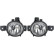 Ensemble de phares antibrouillard HD Tuning