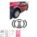 Ensemble d'élargisseurs d'ailes à usage unique (garnitures) pour Volkswagen Caddy MK4 2015-2020 (empattement c, Vignette 3