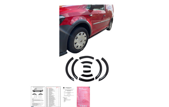 Ensemble d'élargisseurs d'ailes à usage unique (garnitures) pour Volkswagen Caddy MK4 2015-2020 (empattement c, Image 3